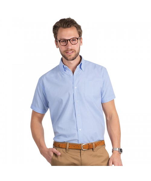 Plain Oxford short sleeve /men B&C 135 GSM